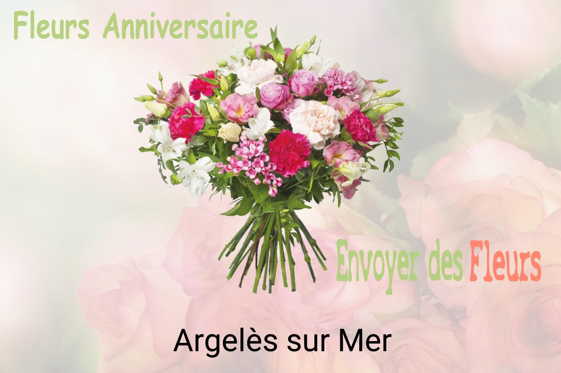 Bouquet de fleurs d’anniversaire livré à Argelès-sur-Mer